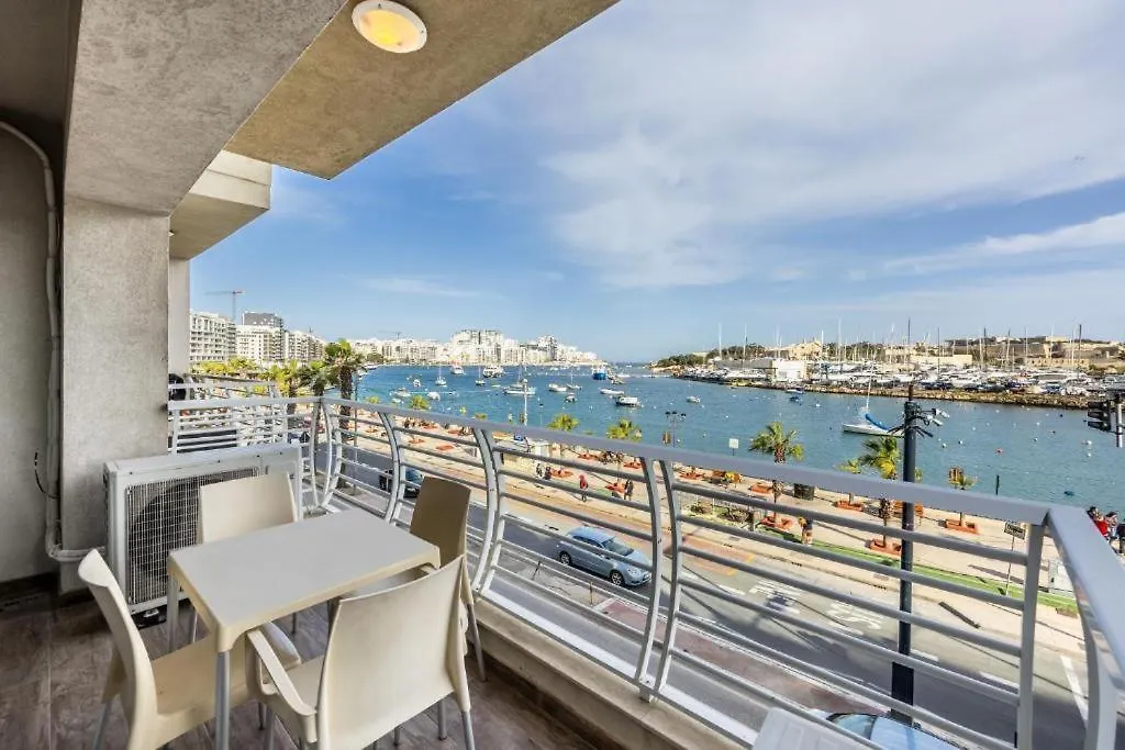 Large & Modern 3Br Seafront Apartment With Large Balcony - Close To Saint Julian'S, Sliema, & Manoel Island Gzira 0*,